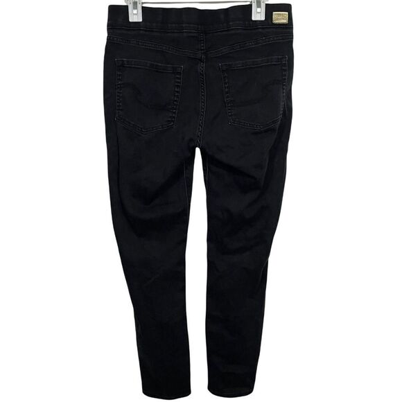 Levi’s Mid Rise Black Pull On Skinny Jeans - Picture 2 of 5
